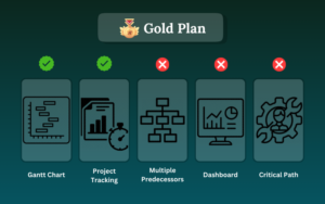 Excel-based project tracking gold plan